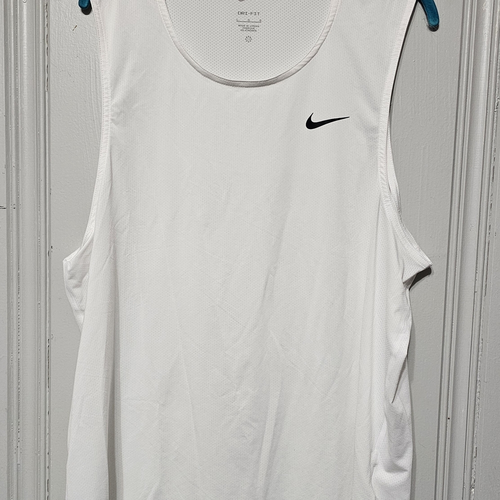 Nike Men's White Tank Top